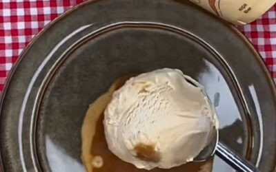 Bananpandekager med is – dessert pandekager